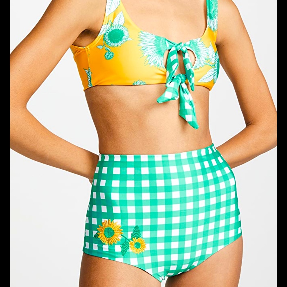 Anthropology Palmacea Sunflora Bikini 👙